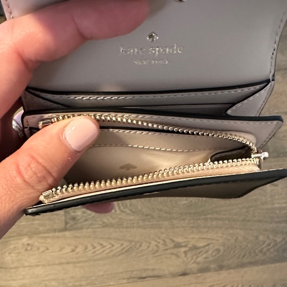 Kate Spade Black Leather Card Holder / Wallet - Picture 7 of 9